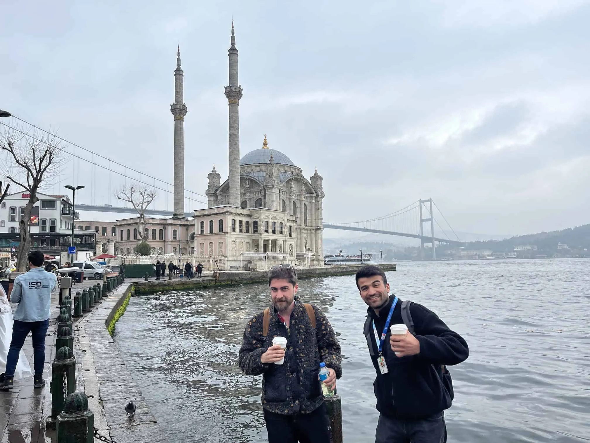 Fethi Karatas and Omer Celik in Ortakoy (1) (1)