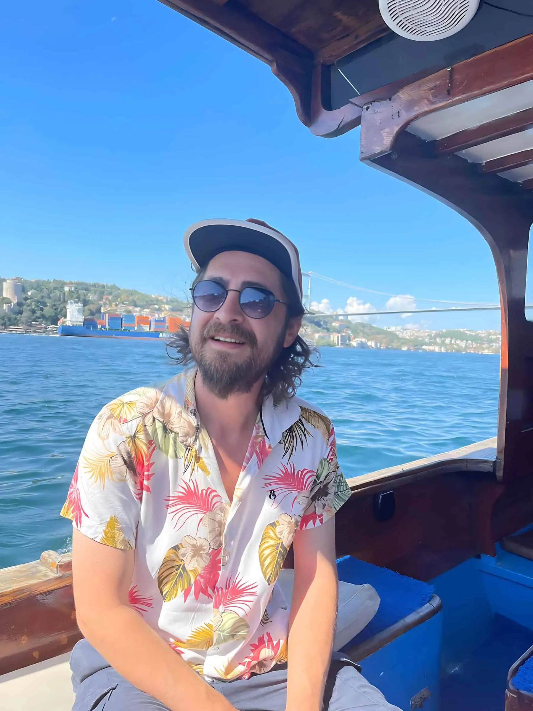 Fethi Karatas on the Bosphorus